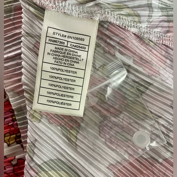 NWT Steve Madden Ada Swing Floral Shift Mini Dress in Vintage Floral Sz L Fall - Picture 12 of 12